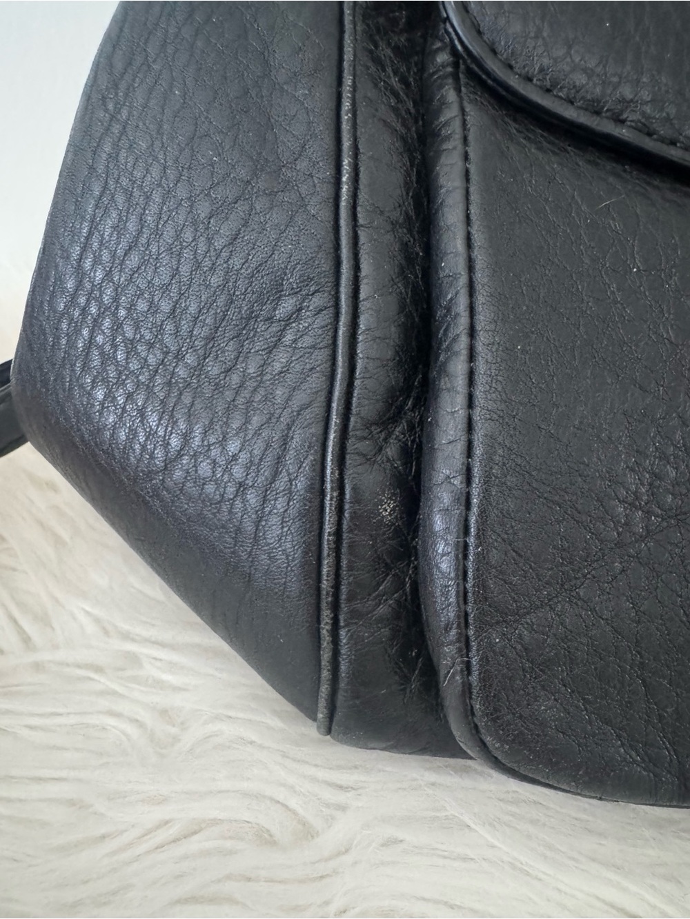 COACH East West Madison Madeline black leather satchel purse style no. 25166 - Picture 13 of 15